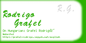 rodrigo grafel business card